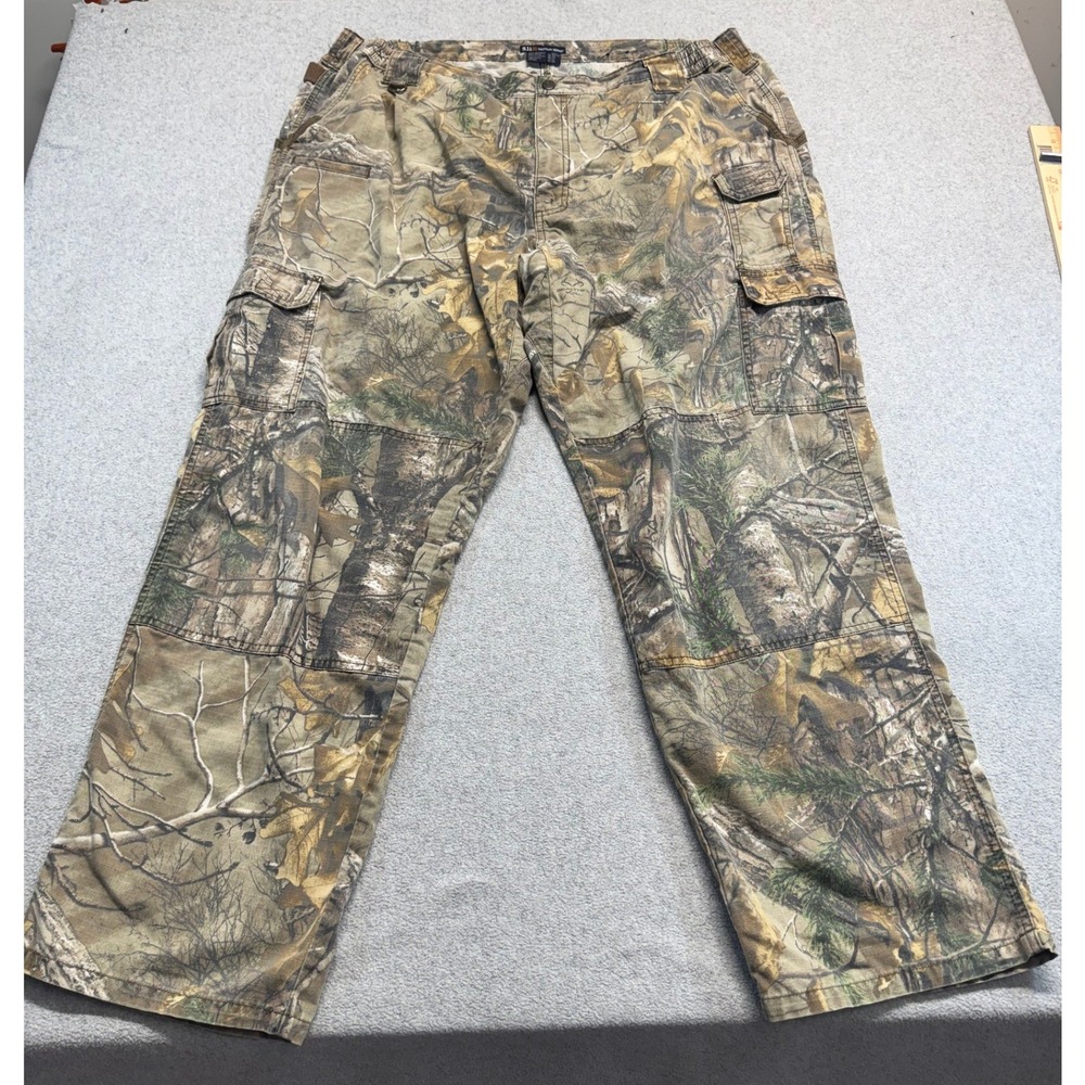 5.11 Tactical Cargo Pants Mens 44x32 Realtree Xtra Camo Outdoor Rugged Utility